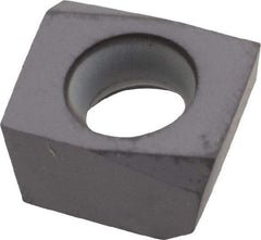 Kennametal - MDHX1004 GD Grade KC520M Carbide Milling Insert - TiAlN Finish, 0.187" Thick, 1/2" Inscribed Circle - Exact Tool & Supply