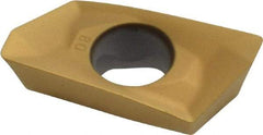 Kennametal - EP1808 GD Grade KC725M Carbide Milling Insert - TiN/TiCN/TiN Finish, 0.217" Thick, 0.8mm Corner Radius - Exact Tool & Supply