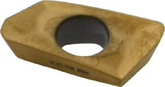 Kennametal - EP1816 GD Grade KC725M Carbide Milling Insert - TiN/TiCN/TiN Finish, 0.217" Thick, 1.6mm Corner Radius - Exact Tool & Supply