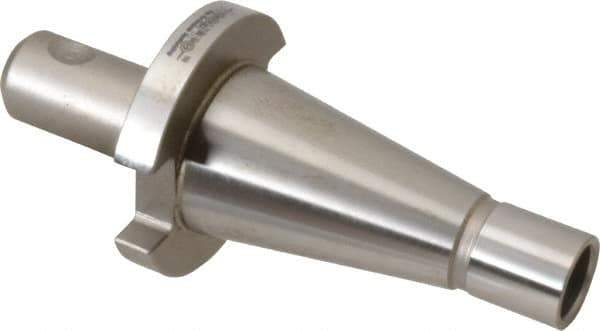 Accupro - NMTB30 Taper Shank 3/16" Hole End Mill Holder/Adapter - 3/4" Nose Diam, 1.3" Projection, 1/2-13 Drawbar, Through-Spindle Coolant - Exact Tool & Supply