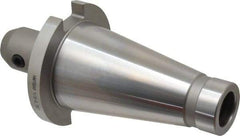 Accupro - NMTB50 Taper Shank 1/2" Hole End Mill Holder/Adapter - 35mm Nose Diam, 2.3" Projection, 1-8 Drawbar, Through-Spindle Coolant - Exact Tool & Supply