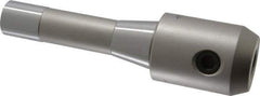 Accupro - R8 Taper Shank 3/4" Hole End Mill Holder/Adapter - 60.19mm Projection, 7/16-20 Drawbar, Through-Spindle Coolant - Exact Tool & Supply