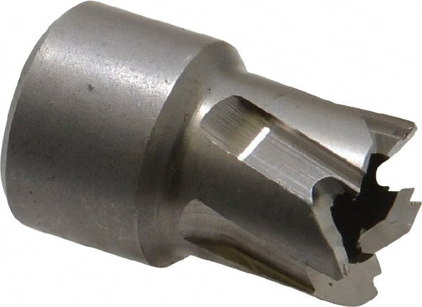 Hougen - 7/16" Diam x 1/4" Deep High Speed Steel Annular Cutter - Exact Tool & Supply