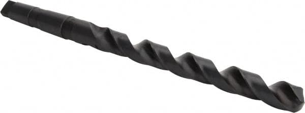 Interstate - 15/16", 3MT 118° Point High Speed Steel Taper Shank Drill Bit - Exact Tool & Supply