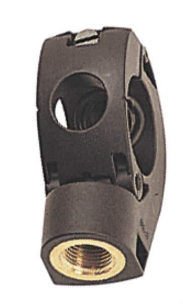 Transair - 1/2 Female NPT, 7/8" ID, Air Hose Quick Assembly Mini Bracket - 232 Max psi, 4-5/8" Long, Plastic - Exact Tool & Supply