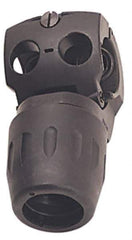 Transair - 1-1/2" ID, Air Hose 40mm to 25mm Reducing Bracket - 232 Max psi, 5-15/16" Long, Plastic - Exact Tool & Supply
