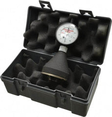 SPI - 1 to 2", 90 to 127° Included Angle, Internal Chamfer Gage - White Hardened Tool Steel (Plunger), 3 Blade & Conical Plunger, 0.002" Accuracy, 0.001" Graduation - Exact Tool & Supply