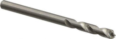 M.A. Ford - 5/32" Spiral Flute Solid Carbide Screw Machine Drill Bit - Bright Finish, Right Hand Cut, 3/4" Flute Length, 2-1/16" OAL, Standard Point, Straight Shank - Exact Tool & Supply