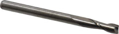 M.A. Ford - 1/8", 3/8" LOC, 1/8" Shank Diam, 1-1/2" OAL, 2 Flute, Solid Carbide Square End Mill - Single End, Uncoated, Spiral Flute, 30° Helix, Centercutting, Right Hand Cut, Right Hand Flute, Series 121 - Exact Tool & Supply