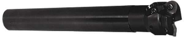 Tungaloy - 1" Cut Diam, 0.06" Max Depth, 1" Shank Diam, Weldon Shank Indexable High-Feed End Mill - Screw & Clamp Holding Method, WPM. 06X4.. Insert, EXP Toolholder, Through Coolant - Exact Tool & Supply