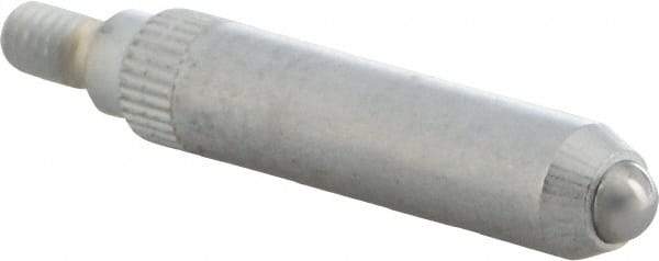 Mitutoyo - #4-48, 1.5mm Ball Diam, Carbide Ball Contact Point - 1" Contact Point Length, Use with Dial Indicators, Digimatic Dial Indicators, Linear Gages - Exact Tool & Supply