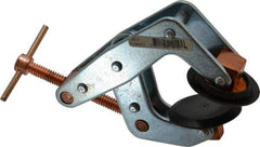 Kant Twist - 800 Lb, 1-3/4" Max Opening, 1-1/8" Open Throat Depth, 1-1/4" Closed Throat Depth, Cantilever Clamp - High Tensile Steel Jaw, T-Handle, 3-1/2" OAL, 3-1/4" Max Width - Exact Tool & Supply