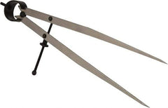 Value Collection - 10 Inch Leg, Spring Joint, Divider - Exact Tool & Supply