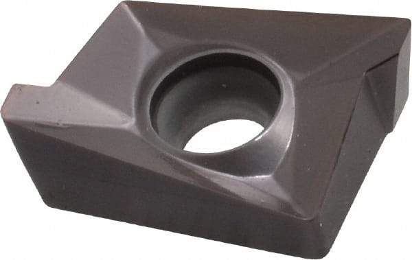Kennametal - ANGT254 LG Grade KC510M Carbide Milling Insert - TiAlN Finish, 1/4" Thick, 0.4mm Corner Radius - Exact Tool & Supply