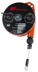 Ingersoll-Rand - 5.51 Lb Load Capacity, 6.56' Travel Distance, Tool Balancer - Stainless Steel Cable, Cast Aluminum Housing, Tension Adjustment, Locking Mechanism - Exact Tool & Supply