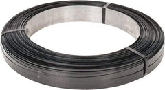 Made in USA - 2,688' Long x 1/2" Wide, Oscillated Coil Steel Strapping - 1,300 Lb Capacity, 0.023" Thick - Exact Tool & Supply