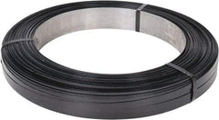 Made in USA - 2,478' Long x 5/8" Wide, Oscillated Coil Steel Strapping - 1,460 Lb Capacity, 0.02" Thick - Exact Tool & Supply