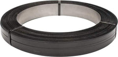 Made in USA - 2,058' Long x 3/4" Wide, Oscillated Coil Steel Strapping - 1,760 Lb Capacity, 0.02" Thick - Exact Tool & Supply