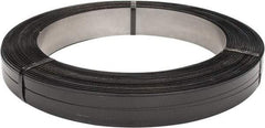 Made in USA - 1,649' Long x 3/4" Wide, Oscillated Coil Steel Strapping - 2,620 Lb Capacity, 0.025" Thick - Exact Tool & Supply