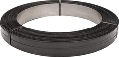 Made in USA - 1,334' Long x 3/4" Wide, Oscillated Coil Steel Strapping - 3,250 Lb Capacity, 0.031" Thick - Exact Tool & Supply