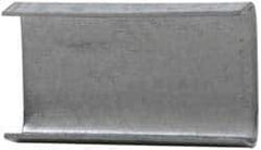 Made in USA - 1/2 Inch Wide, Snap On, Steel Open Seal - 5,000 Piece - Exact Tool & Supply