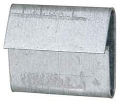 Made in USA - 1/2 Inch Wide, Overlap, Steel Pusher Seal - 5,000 Piece - Exact Tool & Supply