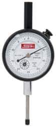 SPI - 0-25-0 Dial Reading, 0.0005" Graduation Dial Drop Indicator - 1-1/2" Dial, Revolution Counter - Exact Tool & Supply