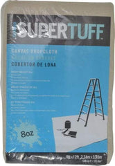 TRIMACO - Heavyweight 8 oz Canvas Drop Cloth - 12' x 9' - Exact Tool & Supply