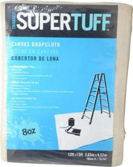 TRIMACO - Heavyweight 8 oz Canvas Drop Cloth - 15' x 12' - Exact Tool & Supply