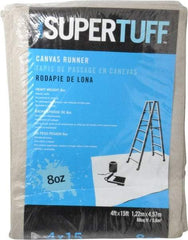 TRIMACO - Heavyweight 8 oz Canvas Drop Cloth - 15' x 4' - Exact Tool & Supply