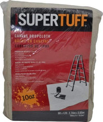 TRIMACO - Extra Heavyweight 10 oz Canvas Drop Cloth - 12' x 9' - Exact Tool & Supply