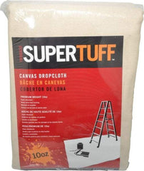 TRIMACO - Extra Heavyweight 10 oz Canvas Drop Cloth - 15' x 12' - Exact Tool & Supply