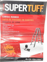 TRIMACO - Extra Heavyweight 10 oz Canvas Drop Cloth - 12' x 4' - Exact Tool & Supply