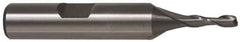 Putnam - 3/8", 9/16" LOC, 3/8" Shank Diam, 2-1/2" OAL, 2 Flute, Cobalt Square End Mill - Single End, Uncoated, Spiral Flute, 30° Helix, Centercutting, Right Hand Cut, Right Hand Flute - Exact Tool & Supply