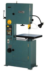 Enco - 18" Throat Capacity, Variable Speed Pulley Vertical Bandsaw - 1 hp - Exact Tool & Supply