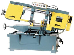 Enco - 10 x 16" Max Capacity, Manual Step Pulley Horizontal Bandsaw - 220/440 Volts, 2 hp, 3 Phase - Exact Tool & Supply