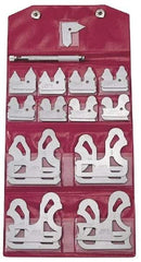 SPI - 13/64 Inch Radius Gage - Satin Chrome Finish, Steel - Exact Tool & Supply