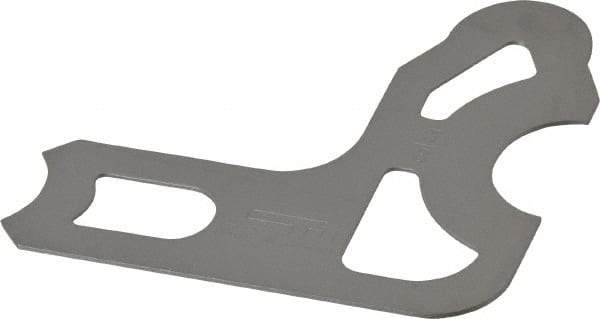 SPI - 3/8 Inch Radius Gage - Satin Chrome Finish, Steel - Exact Tool & Supply