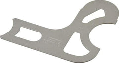 SPI - 1/2 Inch Radius Gage - Satin Chrome Finish, Steel - Exact Tool & Supply