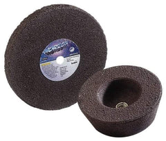Norton - 8" Diam x 5/8" Hole x 1" Thick, T Hardness, 14 Grit Surface Grinding Wheel - Zirconia Alumina, Type 1, Very Coarse Grade, 6,000 Max RPM, No Recess - Exact Tool & Supply
