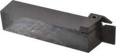 Kennametal - External Thread, 0.67" Max Depth of Cut, 4mm Min Groove Width, 6" OAL, Right Hand Indexable Grooving Cutoff Toolholder - 1-1/4" Shank Height x 1-1/4" Shank Width, A4..04.. Insert Style, A4SM Toolholder Style, Series A4 - Exact Tool & Supply