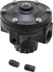 Norgren - 1/2 NPT Port, 70 CFM, Zinc/Aluminum Air Pilot Operated Regulator - 10 to 400 psi Range, 400 Max psi Supply Pressure, 3.38" Wide x 3.3" High - Exact Tool & Supply