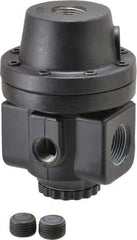 Norgren - 1 NPT Port, 300 CFM, Zinc/Aluminum Air Pilot Operated Regulator - 10 to 400 psi Range, 400 Max psi Supply Pressure, 4.16" Wide x 5.97" High - Exact Tool & Supply