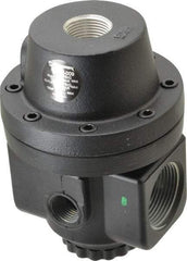 Norgren - 1-1/4 NPT Port, 300 CFM, Zinc/Aluminum Air Pilot Operated Regulator - 10 to 400 psi Range, 400 Max psi Supply Pressure, 4.16" Wide x 5.97" High - Exact Tool & Supply