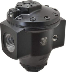 Norgren - 1-1/2 NPT Port, 2,000 CFM, Aluminum Hi-Flow Pilot Operated Regulator - 10 to 450 psi Range, 450 Max psi Supply Pressure, 1/4" Gauge Port Thread, 5.98" Wide x 7.24" High - Exact Tool & Supply