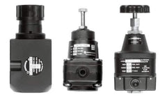 Norgren - 1/4 NPT Port, 6.4 CFM, Aluminum Remote Pilot Regulator - 5 to 125 psi Range, 450 Max psi Supply Pressure, 2.47" Wide x 5.24" High - Exact Tool & Supply