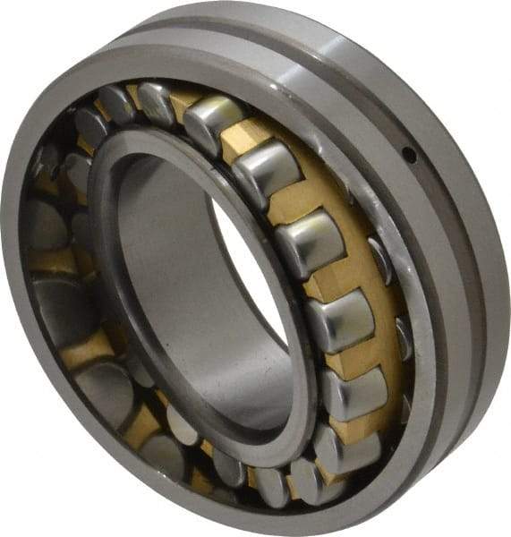 Value Collection - 1.9685" Bore Diam, 18,200 Lbs. Dynamic Capacity, Straight Spherical Roller Bearing - 3.5433" Outside Diam, 21,800 Lbs. Static Capacity, 0.9055" Thick - Exact Tool & Supply