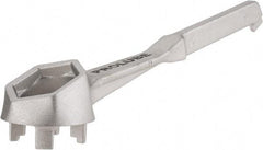Value Collection - 10-1/2" Long Non-Sparking Aluminum Drum Plug Wrench - For Use with 2" and 3/4" Bungs - Exact Tool & Supply