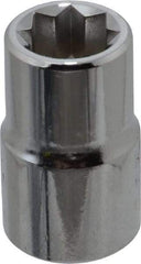 Proto - 7/16", 1/2" Drive, Standard Hand Socket - 8 Points, 1-7/16" OAL, Alloy Steel, Chrome Finish - Exact Tool & Supply