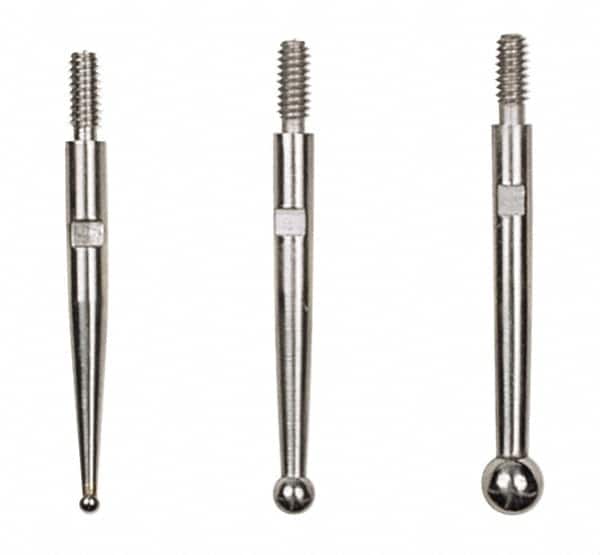 SPI - Test Indicator Contact Points Ball Material: Carbide For Use With: 0.0001" Reading Model 24-401-2 - Exact Tool & Supply